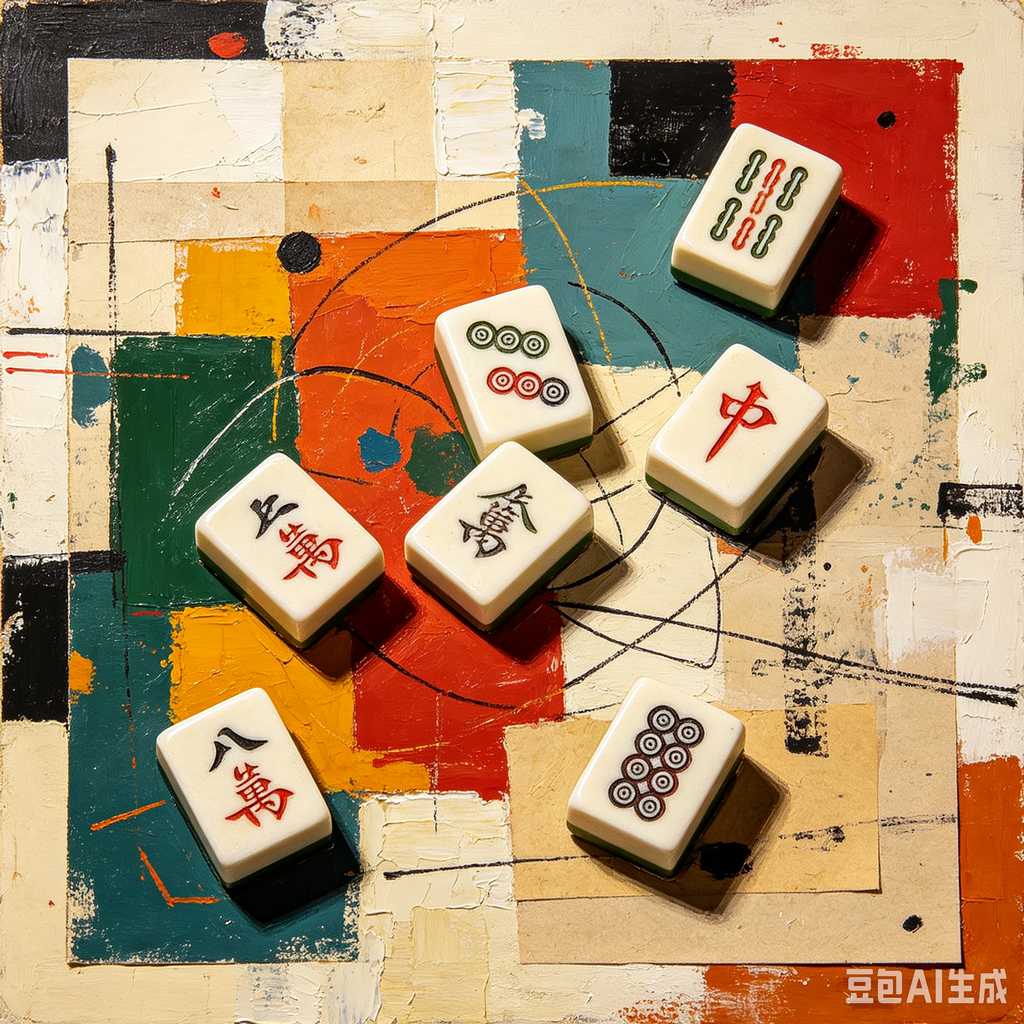 green transparent mahjong tiles