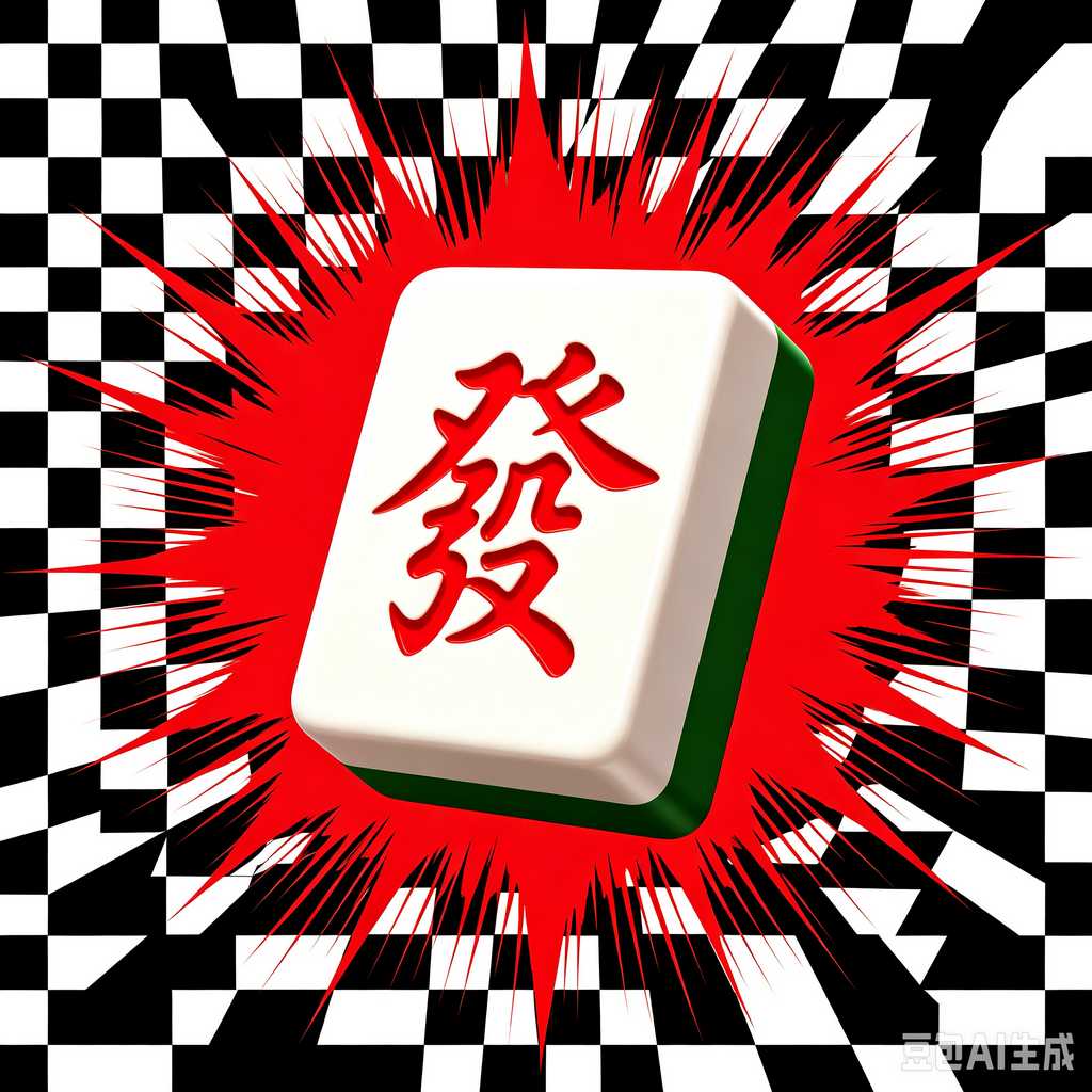 unique text mahjong tiles design